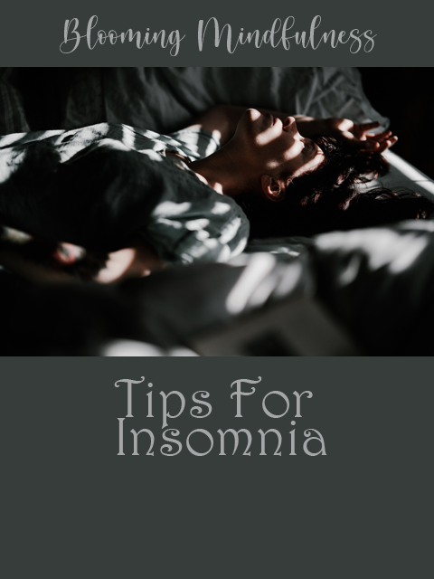 Tips for insomnia