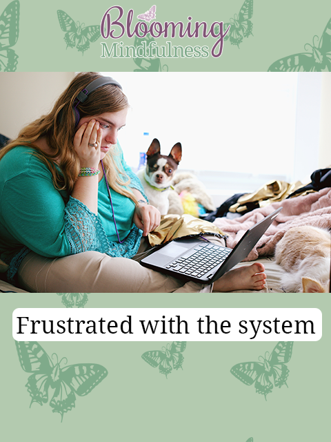 Frustrated with the system