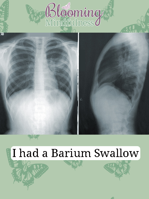 i had a barium swallow