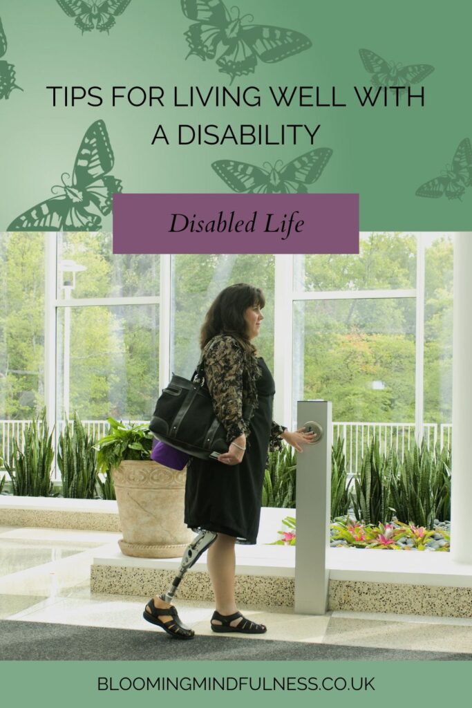 tips for living well with a disability