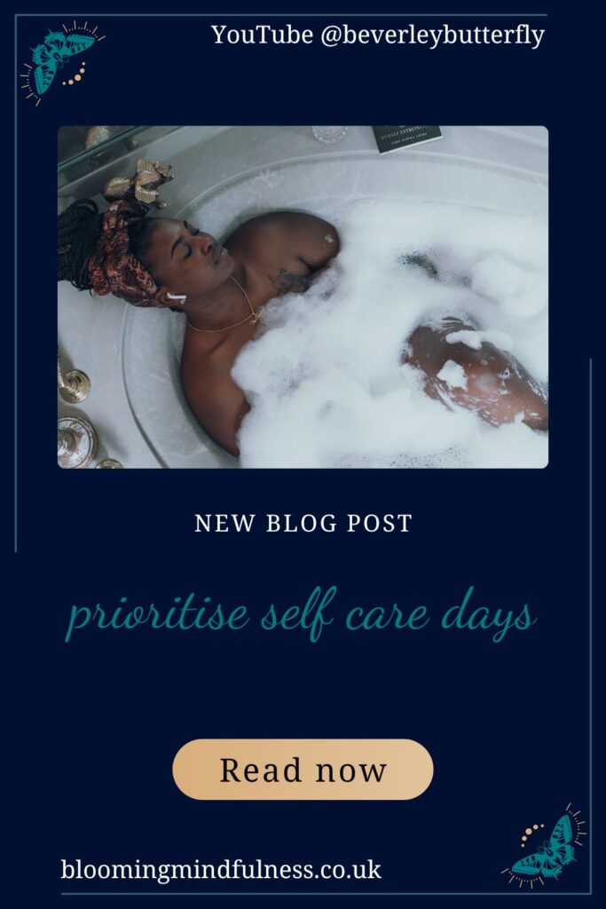 prioritise self care days 