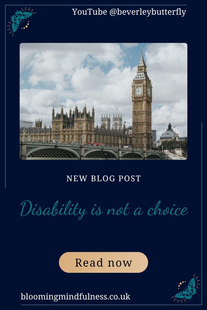 Disability is not a choice