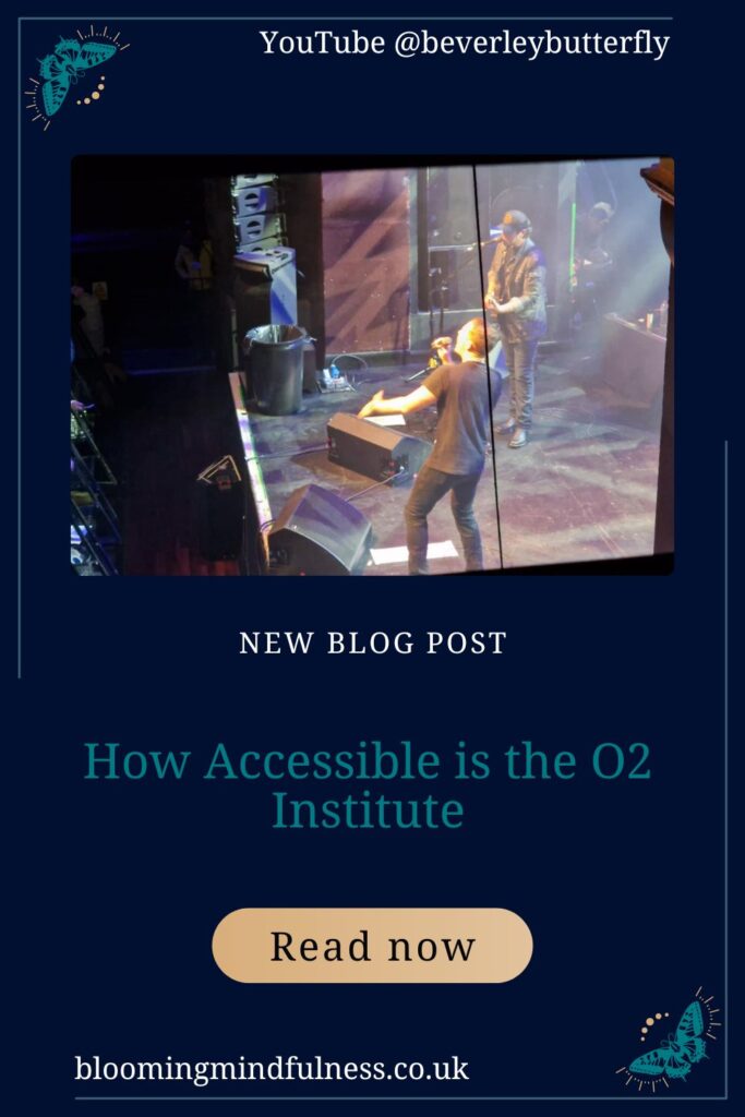 Picture of the stage from the right side, Scotty is on stage performing to represent How Accessible is the O2 Institute